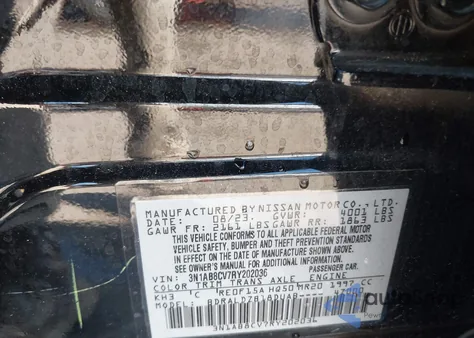 2024 Nissan Sentra Sv Xtronic Cvt from USA, damaged, VIN 3N1AB8CV7RY202036